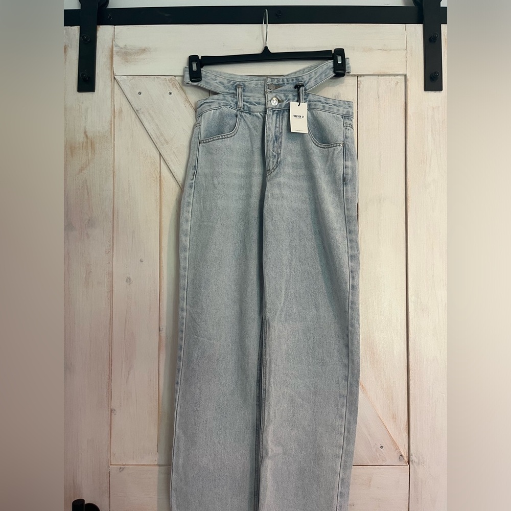Forever 21 split jeans
